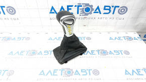Gear knob Audi Q5 8R 12-17 black leather, bumps, scratches