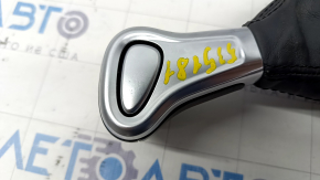 Gear knob Audi Q5 8R 12-17 black leather, bumps, scratches