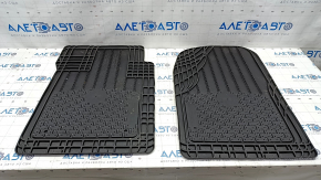 Set of floor mats for Audi Q5 8R 09-17 rubber black, Weather-Tech