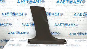 Center pillar trim lower left Audi A4 B8 08-16 sedan, dark brown, scratches