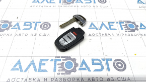 Key Audi Q5 8R 09-17 type 2, smart, 4 buttons, scratches, pokes on chrome