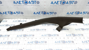 Door sill trim inner rear left Audi A4 B8 08-16 sedan, dark brown