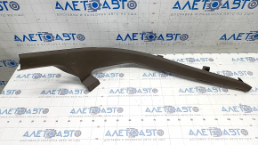 Door sill trim inner rear right Audi A4 B8 08-16 sedan, dark brown