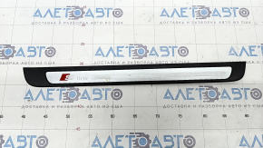Door sill trim outer front right Audi A4 B8 08-16 sedan chrome, S line, scratches, broken fasteners