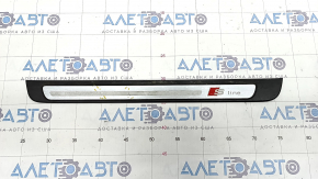 Door sill trim outer front left Audi A4 B8 08-16 sedan chrome S line, scratches, broken fasteners