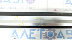 Door sill trim outer front left Audi A4 B8 08-16 sedan chrome S line, scratches, broken fasteners