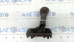 Gear knob Audi A4 B8 13-16 rest, brown, bumps