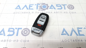 Key Audi A4 B8 08-16 smart 4 buttons, bumps on chrome, scratches