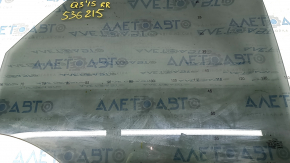 Glass of the rear right door Audi Q3 8U 15-18 tinted, scratches