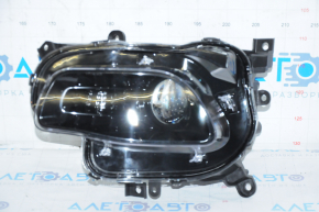 Headlight front left bare Jeep Cherokee KL 14-18 dorest halogen black