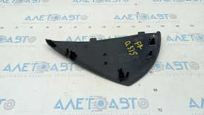 Front panel trim side right Audi Q3 8U 15-18 black
