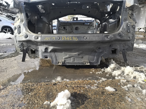 Rear panel VW Jetta 19- 2 parts, on the body, gray