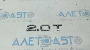 Emblem inscription 2.0T tailgate Audi Q3 8U 15-18