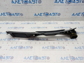 Front panel trim, speedometer frame for monitor, Audi A4 B8 08-16, gray, with air duct, broken fasteners