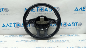 Bare steering wheel Audi Q3 8U 15-18 leather black, under petals, scratches