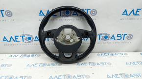 Bare steering wheel Audi Q3 8U 15-18 leather black, under petals, scratches