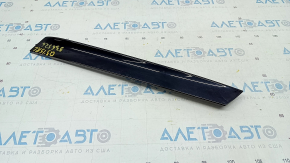 Side left trunk door trim Audi Q3 8U 15-18 along glass, black gloss, broken fastener