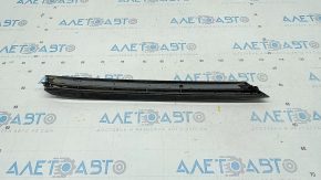 Side left trunk door trim Audi Q3 8U 15-18 along glass, black gloss, broken fastener