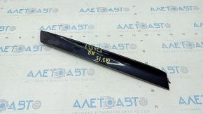 Right side trunk door trim Audi Q3 8U 15-18 along glass, black gloss, broken fastener
