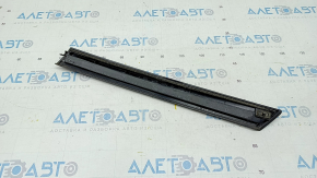 Right side trunk door trim Audi Q3 8U 15-18 along glass, black gloss, broken fastener