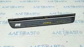 Door sill trim outer front left Audi Q3 8U 15-18 black, scratches, broken guide