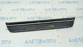 Door sill trim outer front right Audi Q3 8U 15-18 black, scratches, broken guides
