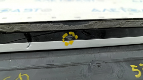 Door sill trim outer front right Audi Q3 8U 15-18 black, scratches, broken guides