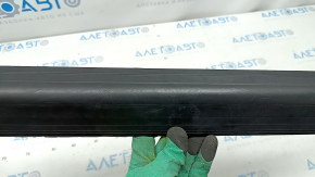 Door sill trim outer front right Audi Q3 8U 15-18 black, scratches, broken guides
