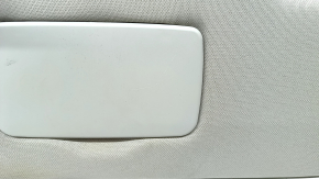 Left visor Subaru Forester 19- SK gray, under the sunroof, without a hook, with backlight, scratch, for dry cleaning