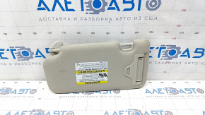 Right visor Subaru Forester 19-SK gray, under the sunroof, without a hook, with backlight, for cleaning