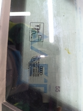 Window blind glass rear right Audi Q3 8U 15-18 tinted