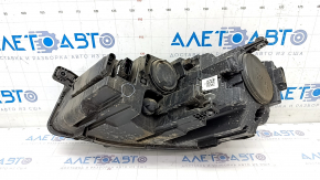 Headlight front right VW Passat b8 16-19 USA bare halogen, sand, torn seal