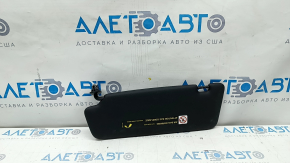 Right visor Audi Q3 8U 15-18 black, without hook