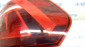 Lamp outer wing right VW Passat b8 16-19 USA halogen dark, scratches