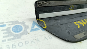 Outer rear left threshold trim Audi Q3 8U 15-18 black, broken guide, scratches, filed