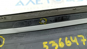 Outer rear left threshold trim Audi Q3 8U 15-18 black, broken guide, scratches, filed