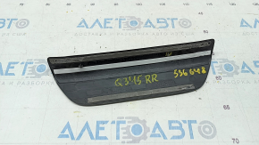 Door sill trim outer rear right Audi Q3 8U 15-18 black, broken guide, scratches
