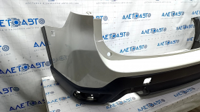 Rear bumper bare Subaru Forester 19-SK white, scratches, worn