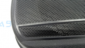 Door trim card front right VW Passat b8 16-19 USA black with black insert leather, armrest leather, with dark gray overlay under the tree, scratches