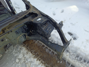 Front quarter left Honda Civic X FC 16-21 blue, on the body