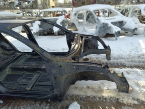 Front right quarter Honda Civic X FC 16-21 blue, on the body