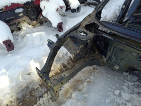 Front right quarter Honda Civic X FC 16-21 blue, on the body