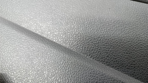Door trim card front left VW Passat b8 16-19 USA black with black insert leather, armrest leather, with dark gray overlay under the tree, breaks of fasteners, scratches