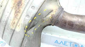 Exhaust line middle part Audi A4 B8 13-16 rest 2.0T is dented