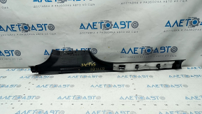 Door sill trim, front, right, inner, Audi Q3 8U 15-18, black, scratches, broken plug