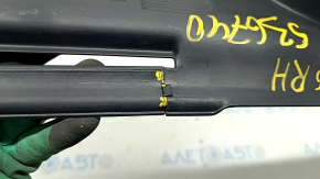 Door sill trim, front, right, inner, Audi Q3 8U 15-18, black, scratches, broken plug