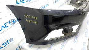 Bare front bumper VW Passat b8 16-19 USA black LC9X, dented, scratches, broken mount