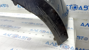 Bare front bumper VW Passat b8 16-19 USA black LC9X, dented, scratches, broken mount