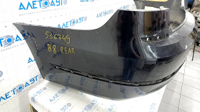 Bare rear bumper VW Passat b8 16-19 USA black LC9X, broken mount, scratches