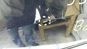 Bare rear bumper VW Passat b8 16-19 USA black LC9X, broken mount, scratches